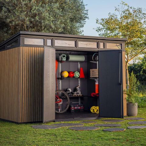 casetta giardino resina pvc keter PENT, casette italia