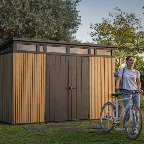 casetta giardino resina pvc keter PENT, casette italia