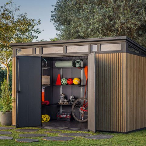 casetta giardino resina pvc keter PENT, casette italia