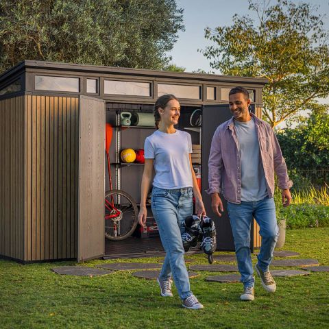 casetta giardino resina pvc keter PENT, casette italia