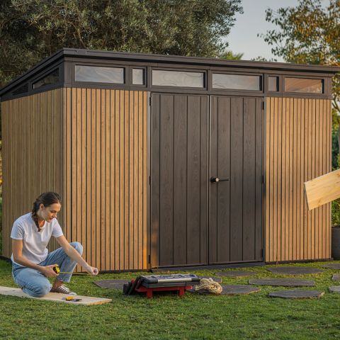 casetta giardino resina pvc keter PENT, casette italia