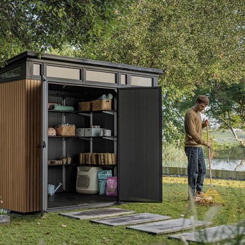 casetta giardino resina pvc keter PENT, casette italia