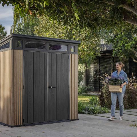 casetta giardino resina pvc keter PENT, casette italia