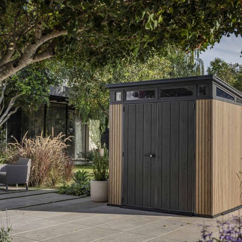 casetta giardino resina pvc keter PENT, casette italia