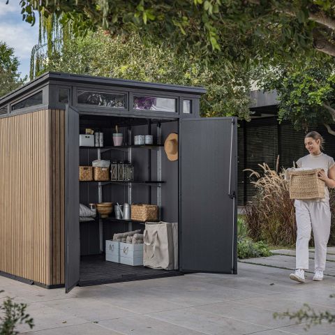 casetta giardino resina pvc keter PENT, casette italia