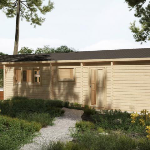 chalet in legno, casette abitabili, CIVETTA