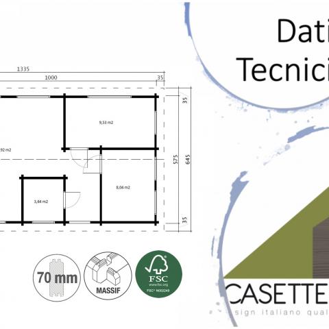 chalet in legno, casette abitabili, CIVETTA