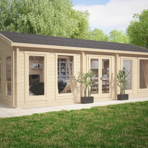 chalet in legno, casette abitabili, LATEMAR 30