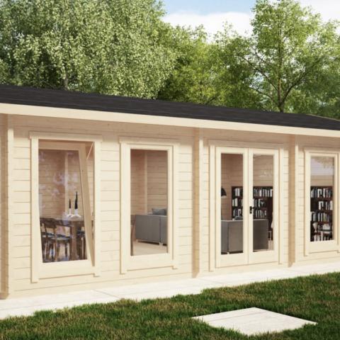 chalet in legno, casette abitabili, LATEMAR 38