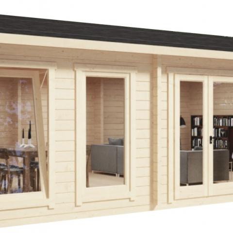 chalet in legno, casette abitabili, LATEMAR 38