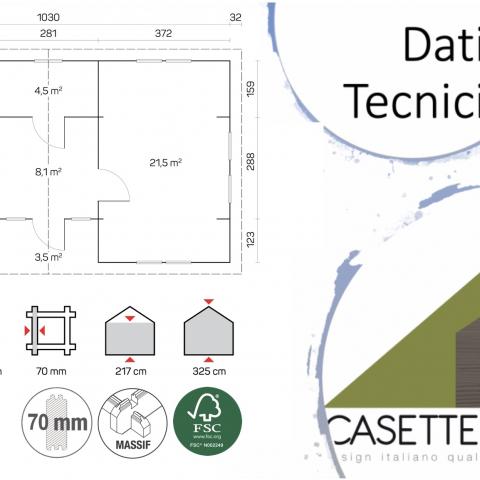 chalet in legno, casette abitabili, ponza