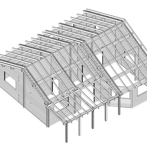 chalet in legno, casette abitabili, viareggio