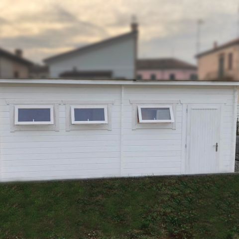 garage doppio in legno, box doppio in legno, casette italia