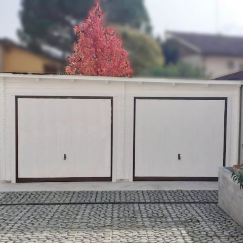 garage doppio in legno, box doppio in legno, casette italia