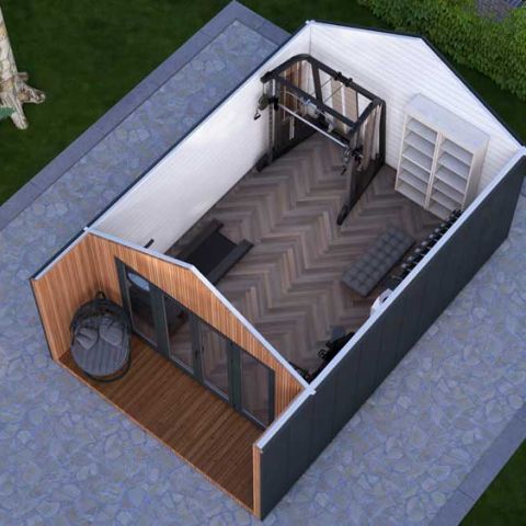 casetta coibentata isolata, casetta isolata abitabile, casa coibentata