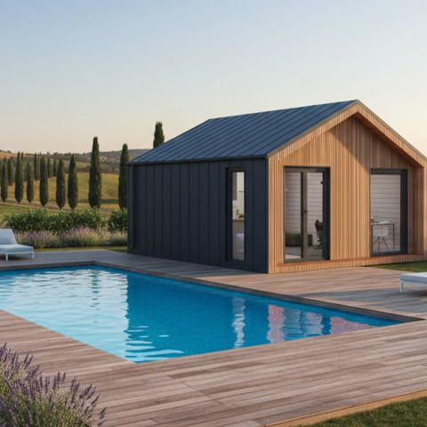 casetta coibentata isolata, casetta isolata abitabile, casa coibentata