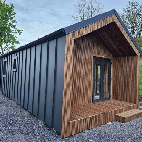 casetta coibentata isolata, casetta isolata abitabile, casa coibentata