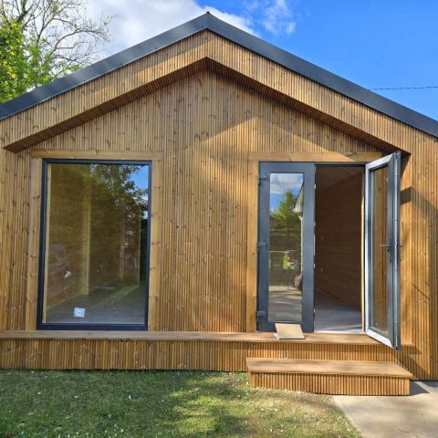 casetta coibentata isolata, casetta isolata abitabile, casa coibentata