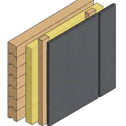 casetta coibentata isolata, casetta isolata abitabile, casa coibentata