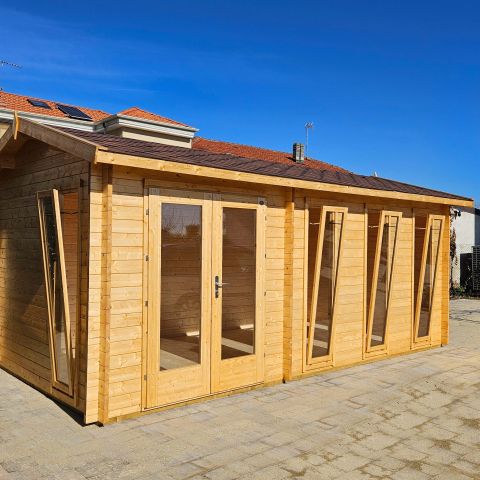 ufficio da giardino, garden office, casette italia, casetta ufficio