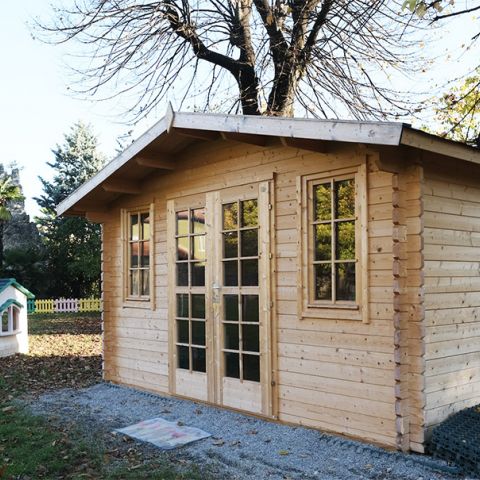 casetta in legno, casetta da giardino, casetta blockhouse