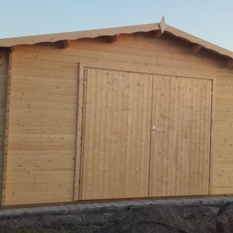 garage in legno, box auto legno, garage prefabbricato, garage blockhouse
